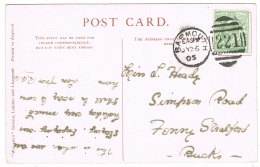RB 1148 - 1905 Postcard - Porkington Terrace &amp; Orielton Hall Super Barmouth Duplex Cancel - Merionethshire