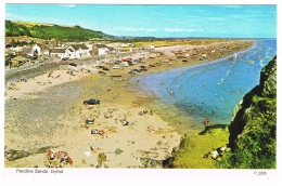 RB 1149 - Postcard - Pendine Sands Carmarthenshire Wales - Motor Racing Venue - Carmarthenshire