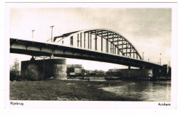 RB 1149 - Real Photo Postcard - Rijnbrug Arnhem - Gelderland Holland Netherlands - Arnhem