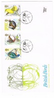 RB 1151 - 1980 GB FDC First Day Cover - British Birds - Sandy Postmark - 1971-1980 Em. Décimales