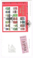 RB 1151 - 2001 GB FDC 2 X First Day Covers - Buses Miniature Sheet & Se-tenant Strip - 2001-2010. Decimale Uitgaven