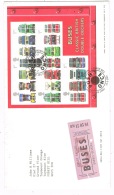 RB 1151 - 2001 GB FDC 2 X First Day Covers - Buses Miniature Sheet & Se-tenant Strip - 2001-2010 Dezimalausgaben