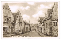 RB 1152 - Early Postcard - Tibbywell Street & Golden Heart Inn - Painswick Gloucestershire - Autres & Non Classés