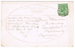 RB 1153 - 1912 Postcard Great Wheel Laxey Isle Of Man - Good Scarce Laxey Postmark - Isola Di Man (dell'uomo)