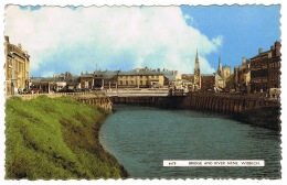 RB 1153 - 1962 Postcard - Bridge & River Nene Wisbech Cambridgeshire - Otros & Sin Clasificación