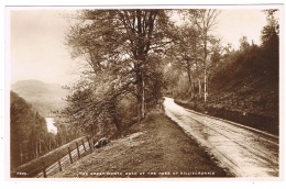 RB 1153 - Real Photo Postcard - Pass Of Killiecrankie Great North Road At Dalnaspidal - Perthshire Scotland - Perthshire