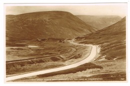 RB 1153 - Real Photo Postcard - Pass Of Drumochter Great North Road - Perthshire Scotland - Perthshire