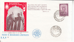 India (1964) - Aerogramma Del Viaggio Di Papa Paolo VI In India - Airmail