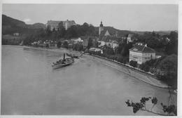 GREIN → Dampfer Beim Ablegen Auf Der Donau, Ca.1950 - Grein