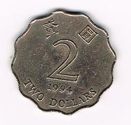 ) HONG KONG  2 DOLLARS  1994 - Hong Kong