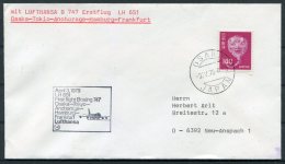 1979 Japan Germany First Flight Cover. Osaka - Frankfurt - Luftpost