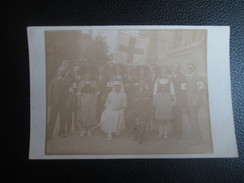 Delcampe - Carte Photo Thann 1916 - Croix Rouge 1ère Guerre Mondiale - Thann