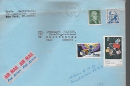 USA  Lettre Espace Skylab Tableaux Washington Jefferson - Amérique Du Nord