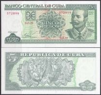 2015-BK-16 CUBA 2015. 5$ ANTONIO MACEO. UNC. - Cuba