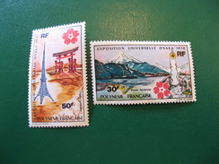 POLYNESIE YVERT POSTE AERIENNE N° 32/33 TIMBRES NEUFS** LUXE - MNH - COTE 72,00 EUROS - Ungebraucht