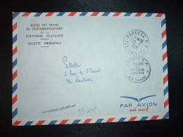 LETTRE OBL.29-9-1971 PAPEETE RP ILE TAHITI + CABINET DU RECEVEUR PRINCIPAL - Briefe U. Dokumente