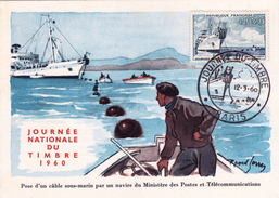 JOURNEE NATIONALE DU TIMBRE 1960 - Marítimo