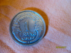 France: 1 Franc 1949 B - 1 Franc