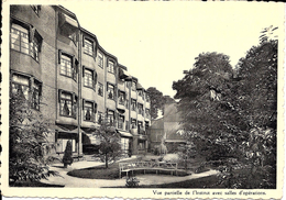 BRUXELLES (1000) : Institut Ste Elisabeth, Rue Des Cendres. Vue Partielle De L'Institut, Avec Salles D'opération. CPSM . - Santé, Hôpitaux