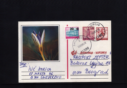 Jugoslawien / Yugoslavia Interesting Postal Stationery Postcard (3) - Brieven En Documenten