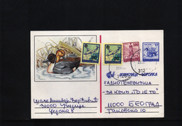 Jugoslawien / Yugoslavia Interesting Postal Stationery Postcard (14) - Brieven En Documenten