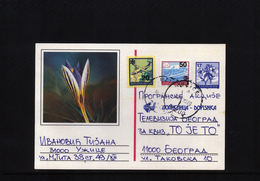 Jugoslawien / Yugoslavia Interesting Postal Stationery Postcard (16) - Covers & Documents