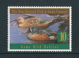 NOUVELLE-ZELANDE - 1996 - NEUF** MNH - Timbre De Permis De Chasse  - Oiseaux - Plaatfouten En Curiosa