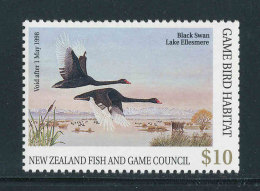 NOUVELLE-ZELANDE - 1998 - NEUF** MNH - Timbre De Permis De Chasse  - Oiseaux - Variétés Et Curiosités