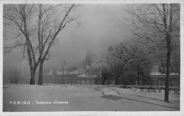 06806 "TORINO - VALENTINO D'INVERNO" NEVE. CART. ILL. ORIG. NON SPED. - Parks & Gärten