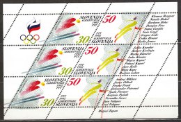 Slovenia 1992 Mi#6-7 Bogen Mint Never Hinged - Slovénie