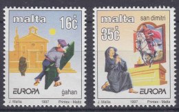 Malta 1997 Mi#1012-1013 Mint Never Hinged - Malte