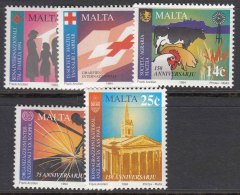 Malta 1994 Mi#928-932 Mint Never Hinged - Malta