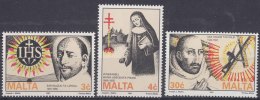 Malta 1991 Mi#856-858 Mint Never Hinged - Malta