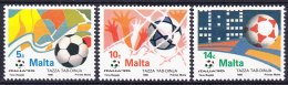 Malta 1990 Football Mi#843-845 Mint Never Hinged - Malte