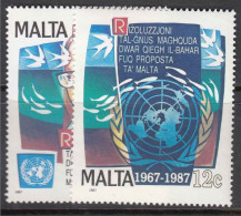 Malta 1987 Mi#782-783 Mint Never Hinged - Malta