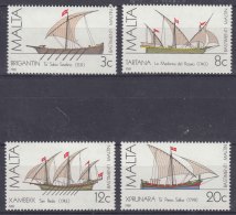 Malta 1982 Boats Mi#669-672 Mint Never Hinged - Malte