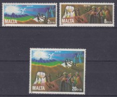 Malta 1982 Mi#666-668 Mint Never Hinged - Malta