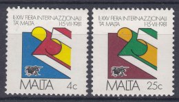 Malta 1981 Mi#630-631 Mint Never Hinged - Malte