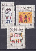 Malta 1979 Mi#596-598 Mint Never Hinged - Malte