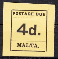 Malta 1925 Porto Mi#7 Mint Hinged - Malte