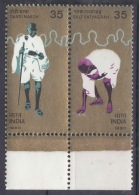 India 1980 Mi#841-842 Pair Mint Never Hinged - Nuevos