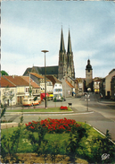 CPSM Sarralbe Vue Vers La Cathedrale Et La Tour - Sarralbe