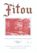 1 Etiquette Ancienne De FITOU - AOC 74CL - Languedoc-Roussillon
