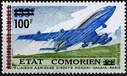 COMORES, ETAT COMORIEN Avions, Avion, Plane. Yvert PA 85. ** MNH Dentelé, Perforate. - Vliegtuigen