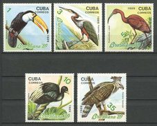 CUBA 1989 N° 2946/2950 ** Neufs MNH Superbes Cote  3 € Faune Oiseaux Brasiliana Exposition Birds Animaux - Neufs