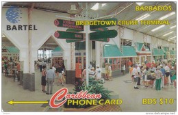 Barbados, BAR-216C, Bridgetown Cruise Terminal,  2 Scans.   216CBDC - Barbados (Barbuda)