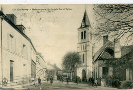 18 - SANCERGUES -  Grande Rue Et église - Sancergues