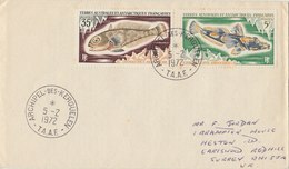 T.A.A.F. 1972 FDC With Fish. - FDC