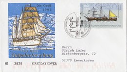 GERMANY 2001 FDC 100 Jahre Südpolarforschung. - Antarctische Expedities