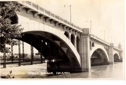 CALGARY, Alberta, Canada, Center Street Bridge, Old  Byron Harmon RPPC # 1920 - Calgary